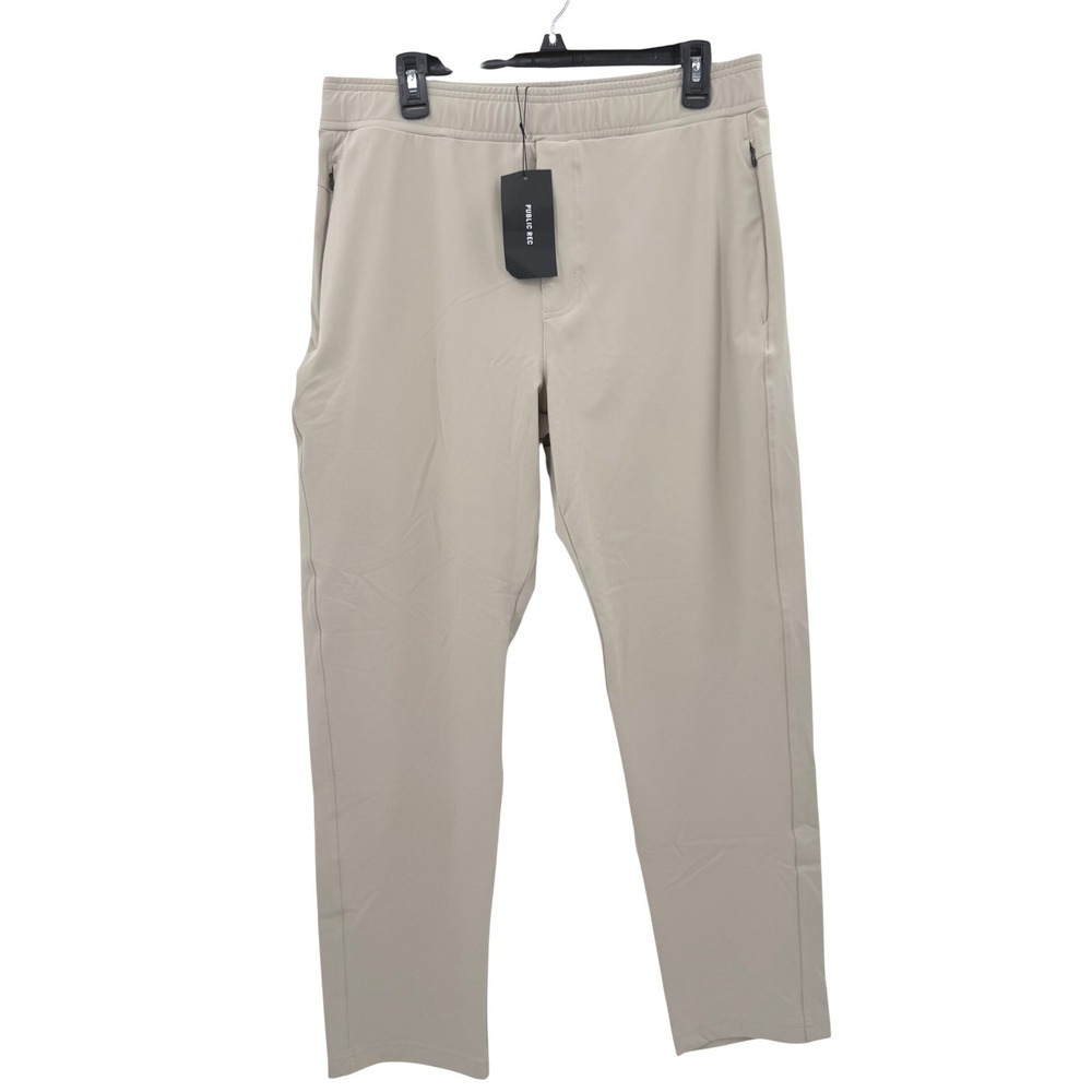 Public Rec Daymaker Pants Taupe Mens 36/34 ADEDTP3634 New With Tags